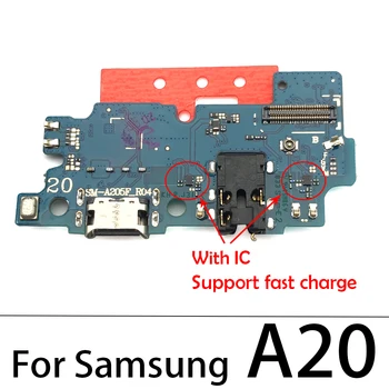 10ks, Nabíjecí USB Port, Desky Flex Kabel Konektoru Díly Pro Samsung A10 A20 A30 A40 A50 A70 A10S A20S A30S A40S A50S A12 A21