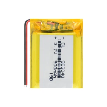 903040 3.7 V 900mah Lithium-polymerová Baterie Li-Po Dobíjecí Baterie s ochranou deska Pro MP3 MP4 MP5 Bluetooth Sluchátka