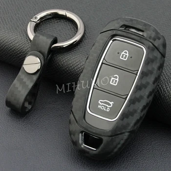 Smart Key Fob Kroužek Pouzdro Držák Pro Hyundai Santa Fé Palisáda Přízvuk Kona Nexo i30, Veloster Elantra GT