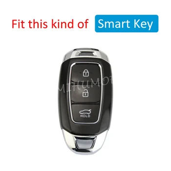 Smart Key Fob Kroužek Pouzdro Držák Pro Hyundai Santa Fé Palisáda Přízvuk Kona Nexo i30, Veloster Elantra GT