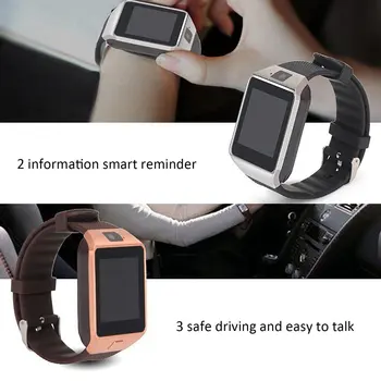 Chytré Hodinky Smartwatch Hodinky Zlato Stříbro 4G Kalkulačka Život, Vodotěsné, Všechny Kompatibilní na Zápěstí ONLENY OGS Kapacitní Displej