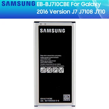 SAMSUNG Originální Baterie EB-BJ710CBC EB-BJ710CBE Pro Samsung GALAXY J7 2016 J7 2016 SM-J7109 J7108 J710F J710K J710H 3300mAh