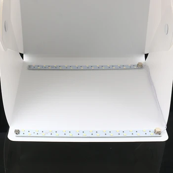 Dual LED Panel Mini Lightbox Skládací Přenosné Fotografické Studio Box Fotografii Softbox light box Studio Natáčení Stan Box Kulis