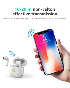 Nový TWS 5.1 Bluetooth Sluchátka Bezdrátová Sluchátka 9D Stereo Sluchátka Sluchátka S Mikrofonem Pro iphone, Samsung, Xiaomi, Huawei
