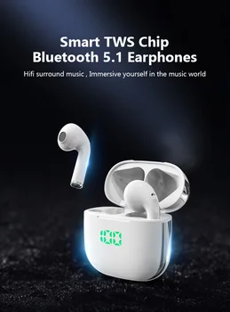 Nový TWS 5.1 Bluetooth Sluchátka Bezdrátová Sluchátka 9D Stereo Sluchátka Sluchátka S Mikrofonem Pro iphone, Samsung, Xiaomi, Huawei