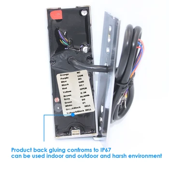 2000 Uživatelská Zinku-slitiny Dveře, Vodotěsné IP67 Čtenář WG input output Access Control Venkovní RFID Řízení Přístupu