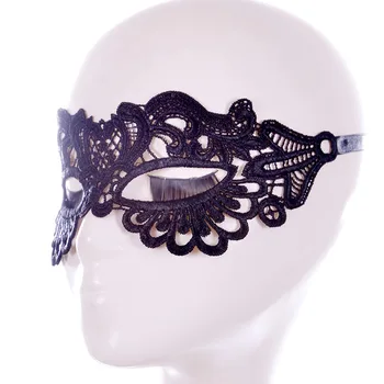 Velkoobchod 10PCS Strana Masky, Oční Masky, Kostýmy, Karnevalové Masky Krajky Anonymní Maškarní Halloween Benátské Sexy Černé Módní Nové