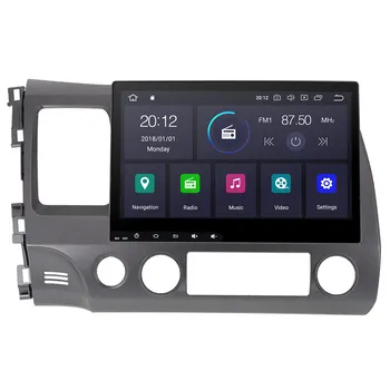 4+64 6 core Android 9.0 autorádia Smart Multimediální DVD Přehrávač GPS pro Honda CIVIC 2006-2011 Audio rádio magnetofon hlavní jednotky