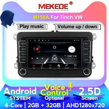 4G LTE Android Auto DVD GPS Navigace 1024*600 Quad Core pro VW Volkswagen Škoda POLO GOLF 5 6 PASSAT JETTA TIGUAN TOURAN Caddy