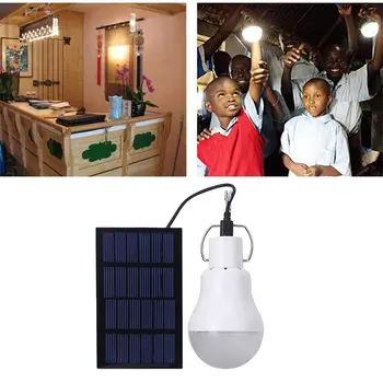 Přenosný Solární LED Lampa Světlo s Vysokou Teplotou a Rozbít Odpor pro Bydlení Outdoorové Aktivity Nouze