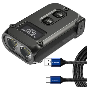 NITECORE TINI2 s UAC20 USB-C Kabel 500 Lumenů Postavena-V Baterii Dobíjecí LED Klíčenka Svítilna Outdoor Camping Denní EDC