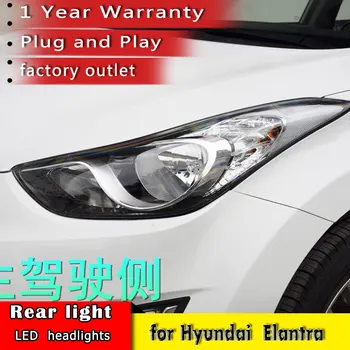 Nový Vůz Reflektor Objektivu 2012 2013 2016 Pro Hyundai Elantra Světlometů Objektivu Náhradní Vůz Auto Shell Kryt