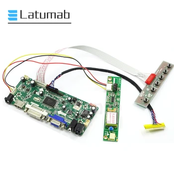 Latumab LCD LED LVDS Controller Board Řidiče, Kit pro LP154W01-TLD1 / LP154W01-TLD2 / LP154W01-TLD3 / LP154W01-TLD4 HDMI+DVI+VGA