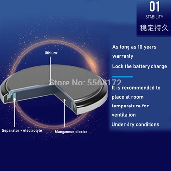 20ks/hodně Originální Sony CR2016 3V Lithiová Baterie Pro auto, klíč, hodinky, dálkové ovládání hračka 2016 ECR2016 CR 2016 knoflíkové Baterie