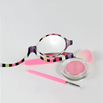 Make-Up Brýle Na Čtení Čtenáři Dalekozrakosti Brýle Oční Make-Up, Brýle Flip Dolů Objektiv Skládací Kosmetické Ženy Dioptrické Brýle
