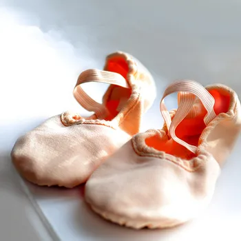Vysoce Kvalitní Split Jediným Plátno Balet Taneční Boty Plátno Baletní Střevíček pro Prodej Balerína Taneční Boty