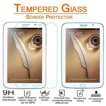 Pro Samsung Galaxy Note 8.0 N5100 N5110 N5120 8 palcový Tvrzeného Skla Screen Protector 2.5 D Premium 9H nevýbušné Ochranné