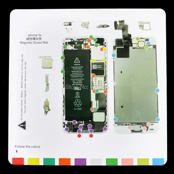 Profesionální Magnetický Šroub Podložka Práce Pad pro iPhone 6 Opravy Otevření Nástroj pro iPhone 4 4S 5 5S 6 6S 6S Plus 5.5