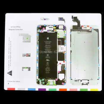 Profesionální Magnetický Šroub Podložka Práce Pad pro iPhone 6 Opravy Otevření Nástroj pro iPhone 4 4S 5 5S 6 6S 6S Plus 5.5