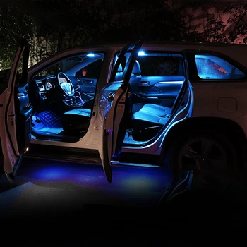 5ks LED Žárovky Interiéru Vozu Světlo Kit Pro Mazdu 3 BM Hatchback Sedan Axela 2016 2017 2018 Čtení Světle Lampy Kufru