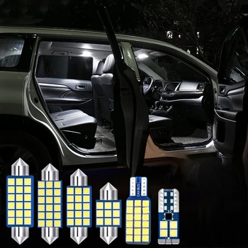 5ks LED Žárovky Interiéru Vozu Světlo Kit Pro Mazdu 3 BM Hatchback Sedan Axela 2016 2017 2018 Čtení Světle Lampy Kufru