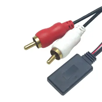 Univerzální 12V Auto Bluetooth AUX Přijímač Modul 2RCA Kabel Rádio Adaptér Stereo Bezdrátové Připojení Audio Vstup Music