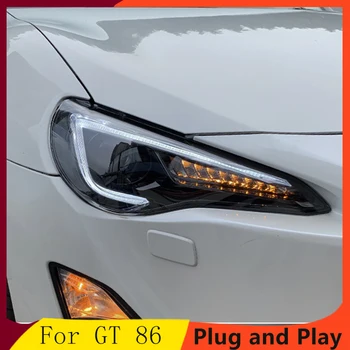 Car Styling pro Toyota FT, GT 86 FT86 GT86, Subaru BRZ 2012-2018 přední Světla LED Světlomet DRL Objektiv Double Beam