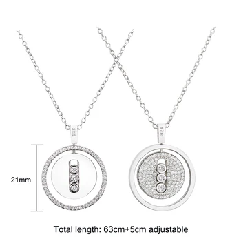 Lovec STÍNŮ 925 Sterling Silver Štěstí Přívěskem Náhrdelník Pro Ženy Šperky Dlouhý Svetr Řetěz Módní Femme Collier Luxe