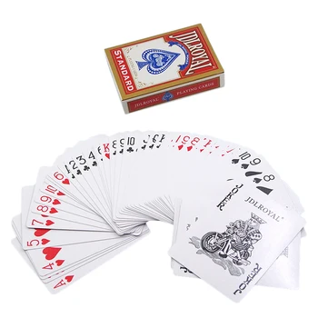 NOVÝ Magic Poker 1ks Modrá nebo Červená Standardní Magie Hrací Karty Magic Triky Doprava Zdarma VYROBENY V ČÍNĚ S32
