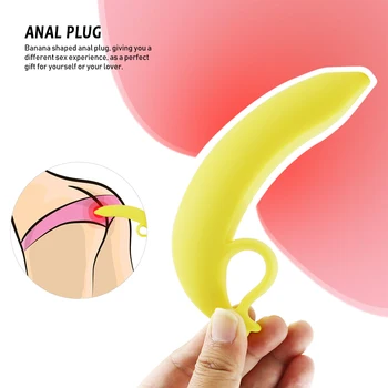 EXVOID Flexibilní Tvar Banán Dildo Sexuální Hračky pro Ženy Anální Plug Ne Vibrátor G Spot Masáž, Velký Penis Silikonové Prostaty Stimulovat