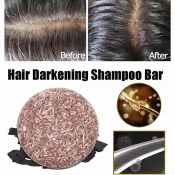 Polygonum multiflorum Ztmavnutí Vlasů Šampon, Mýdlo Přírodní Mírné Vzorec Šampon na Vlasy Šedé Vlasy Reverzní Vlasy Čistící