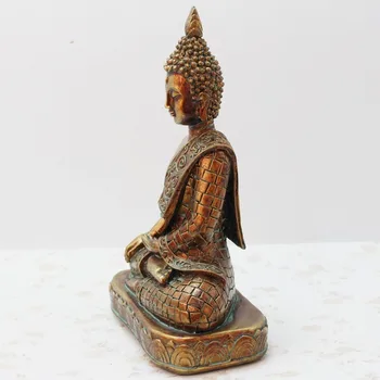 Pryskyřice Řemesla Thajské Zlatý Buddha Dekorace, Bytové Doplňky Jihovýchodní Asie, Buddha Hlava Dekorace Buddha, Socha, Socha