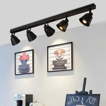 Nové Stropní Svítidlo Osvětlení Obývací Pokoj Úhel nastavitelný Reflektory E27 COB Spot Světla Žárovky pro Obchod, Obchod, Showroom osvětlení