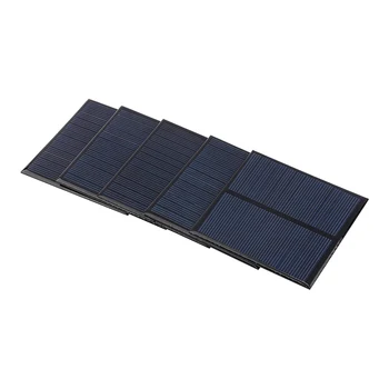 SUNYIMA 5ks 6V 120mA Solární Panely Polykrystalické Křemíkové Solární Panel DIY Akumulátoru Nabíjení Modulu 80*80mm Mini Solární články