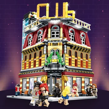Nové 2488Pcs City Série LED Noční Klub Model Stavební Sestavy Bloky, Cihly Hračky Pro Děti Dárek Kompatibilní Legoing