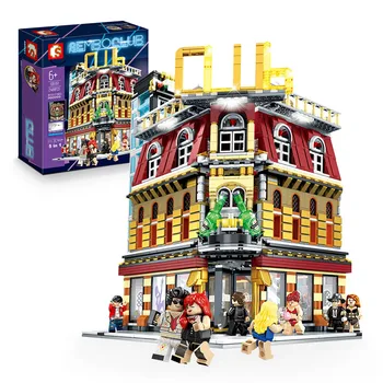 Nové 2488Pcs City Série LED Noční Klub Model Stavební Sestavy Bloky, Cihly Hračky Pro Děti Dárek Kompatibilní Legoing