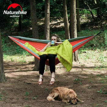 Naturehike Camping Houpací síť 1/2 Osoba Ultralight Single Double Houpací síť, Venkovní Volný čas Visí na Spaní Postel s moskytiérou
