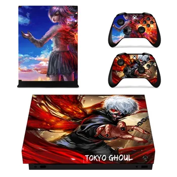 Tokyo Ghoul Full Čel Kůže Konzole A Řadič Obtisk Samolepky pro Xbox One X Konzole + Ovladač Kůže