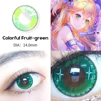 OVOLOOK-1 Pár 2ks Anime Cosplay Série Kontaktní Čočky Barevné Čočky pro Oči 4 Tón Roční Využití Kosmetické Oční stíny Objektivu