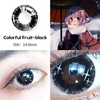 OVOLOOK-1 Pár 2ks Anime Cosplay Série Kontaktní Čočky Barevné Čočky pro Oči 4 Tón Roční Využití Kosmetické Oční stíny Objektivu