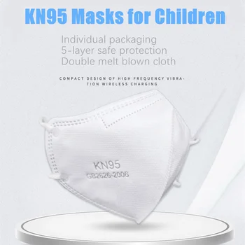 10-100ks KN95 Děti Masky FFP2 Mascarillas 5 Vrstev Ochranná Maska na Obličej CE dýchací přístroj a Prachotěsný Opakovaně Úst Čepice Masque