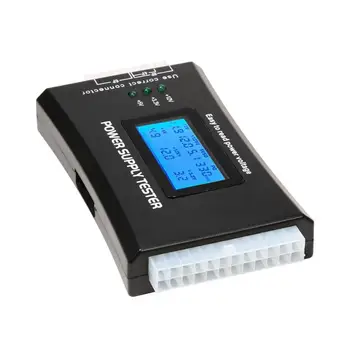 Digitální LCD Displej Počítače PC 20/24 Pin Napájení Tester Nástroj