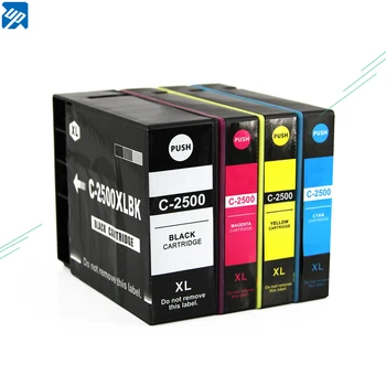 4 PGI2500 XL Inkoustové Kazety pro Canon IB4050/MB5050/MB5350/MB5150/MB5450/IB4150 plný Pigment Ink PGI-2500