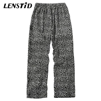 LENSTID Muži Hip Hop Volné Jogger Kalhoty Hadí Kůže Leopard Tisk Harajuku Streetwear Tepláky Ležérní 2021 Jaře Track Kalhoty