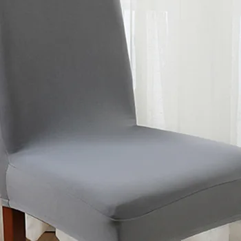 24 Barva Jeden Kus Jednobarevné Židle Kryt Kuchyně Spandex Stretch Jídelna Elastické Banket Hotel Svatební Moderního Domova