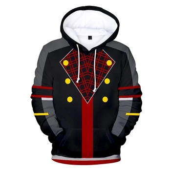 Estetické Mikina Módní Harajuku Mikiny Kingdom Hearts Hip Hop Streetwear dětské Mikiny Hra Kingdom Hearts 3D Ležérní