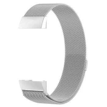 Náhradní Kapela pro Fitbit Charge 3 Nerezová Ocel Magnetické Milanese Loop Náramek Pásek pro Fitbit Charge3 Watchband Unisex