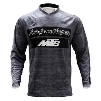 2021 enduro dresy, motocross mx kolo mtb cyklistické tričko mužů letní týmu bmx camiseta dh dlouhý rukáv sjezdové oblečení