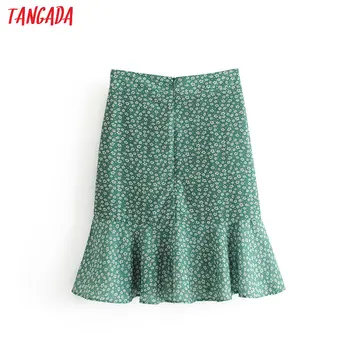 Tangada ženy, volánky, květinové šifónové sukně faldas mujer zadní zip léto ženské Elgant mini sukně dámy 1T19