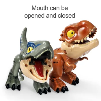 Q Jurský Park Světě Dinosaurů pro Mini Akční Prstem Obrázek Děti Roztomilé Dino Mecha Robot Hračky pro Kluky Vánoční Dárek
